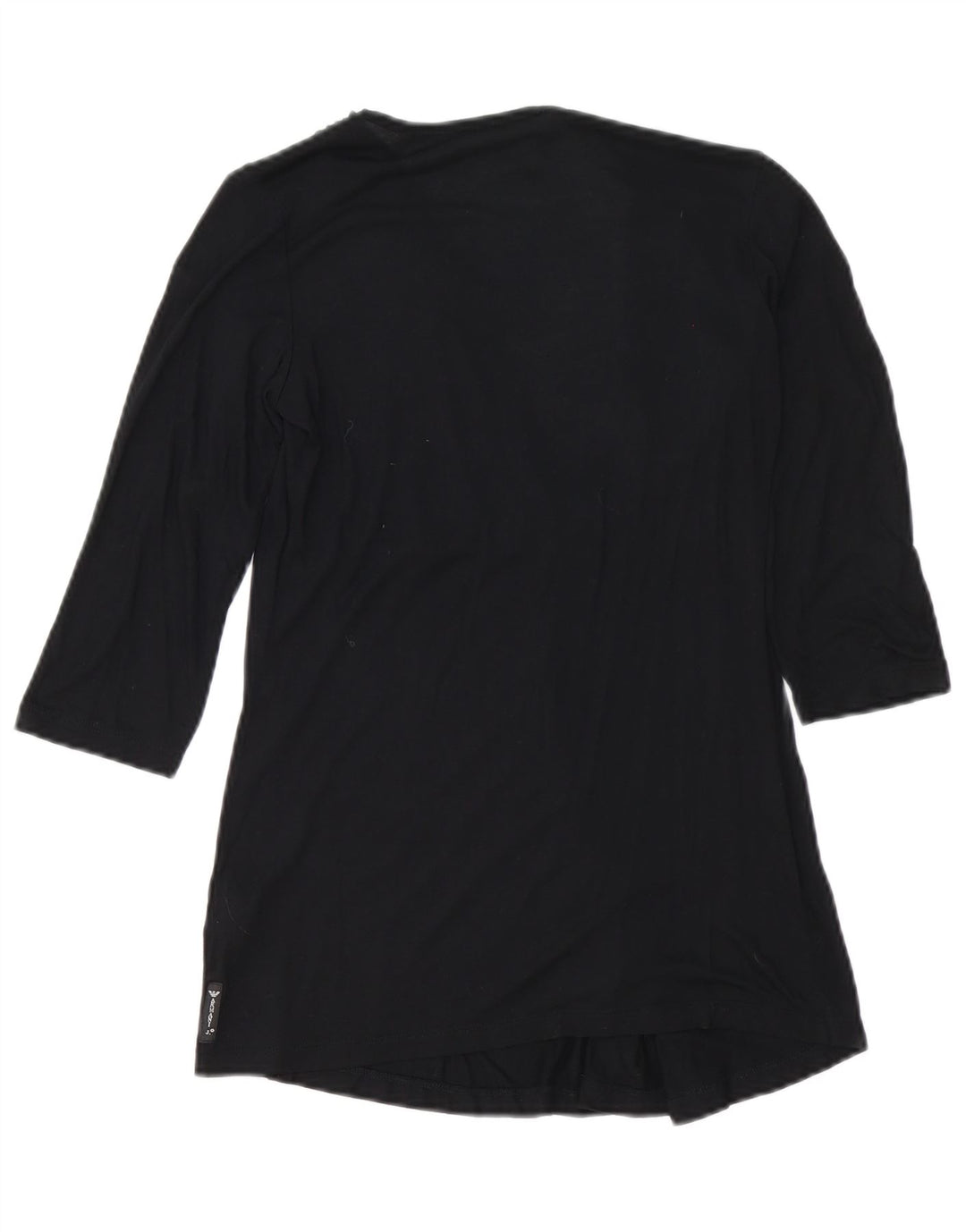 Armani Jeans Femei Top mânecă 3/4 EU 38 Medium Black Viscose