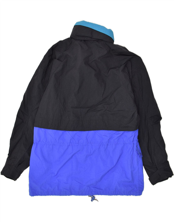 HELLY HANSEN Mens Windbreaker Jacket UK 38 Medium Black Colourblock Nylon Vintage Helly Hansen and Second-Hand Helly Hansen from Messina Hembry 