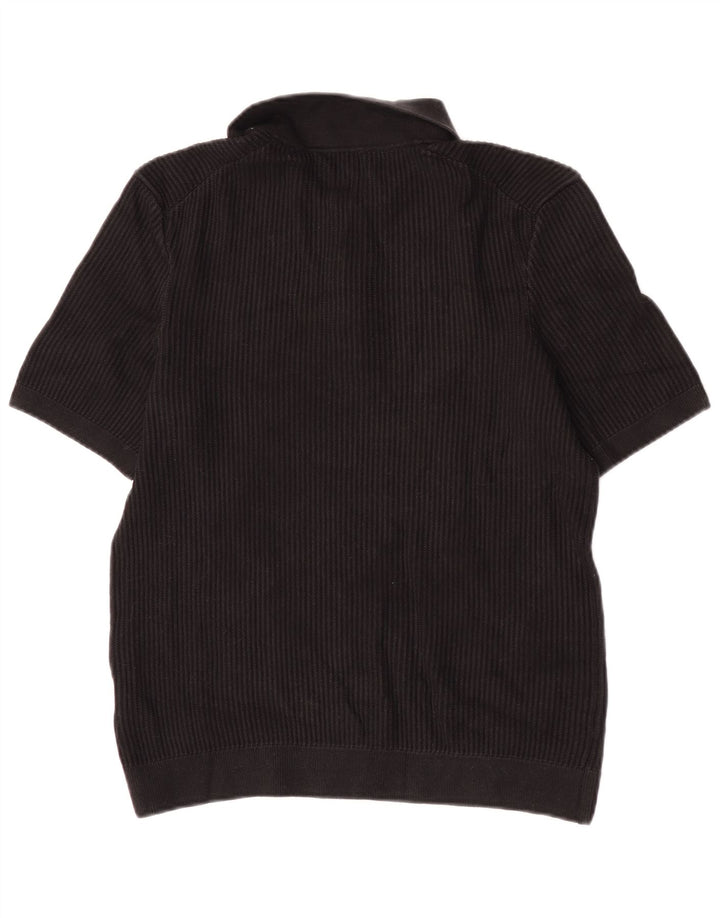 Tricou polo Cos pentru bărbați, mic, negru, bumbac