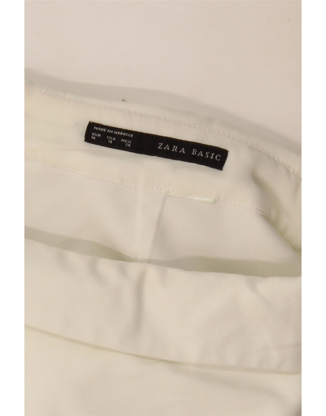 Skort pentru femei ZARA UK 12 Medium White