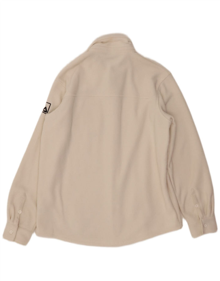 Cămașă pentru bărbați FILA din lână, alb mediu, poliester