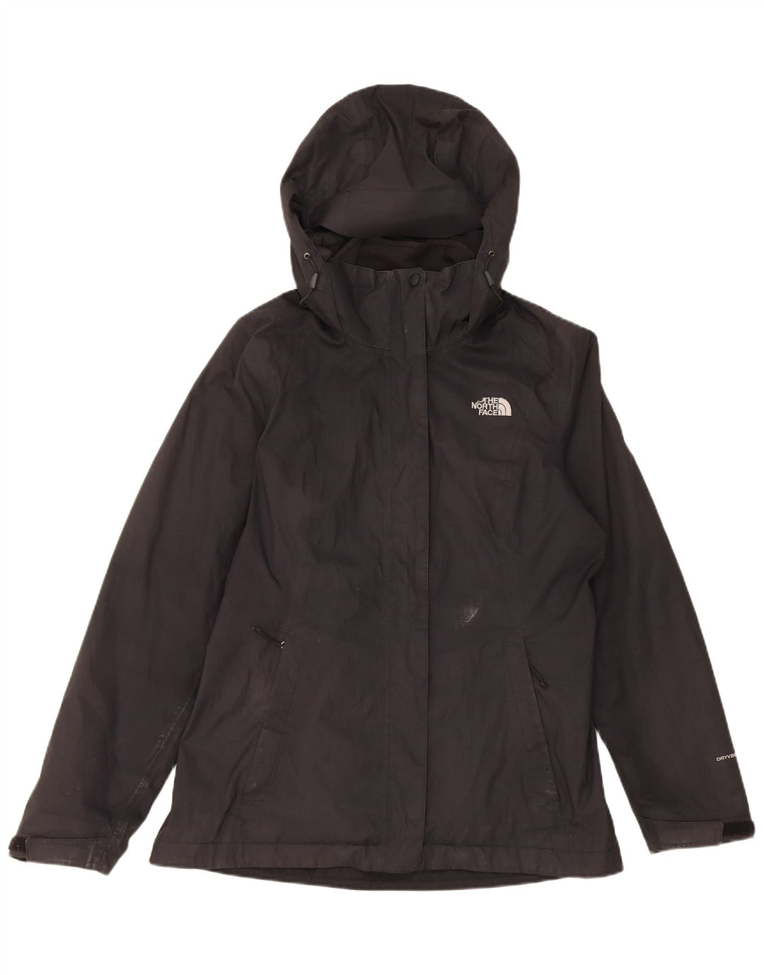 Jachetă Windbreaker pentru femei cu glugă The North Face UK 14 Medium Black