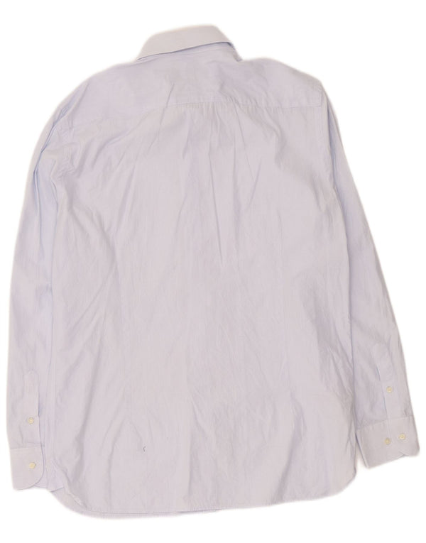 Cămașă Massimo Dutti pentru bărbați Mărimea 44 17 XL Bumbac cu dungi albastre