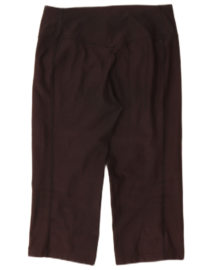 Leggings capri Nike Dri Fit pentru femei UK 12 Poliester mediu negru