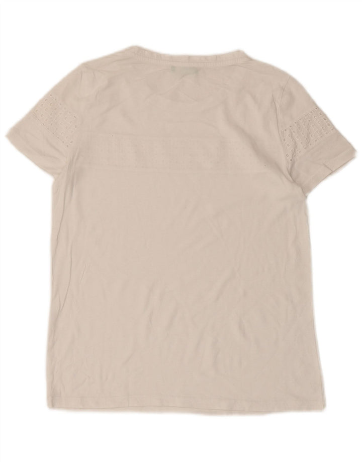 Tricou Benetton pentru femei Top UK 10 Small White
