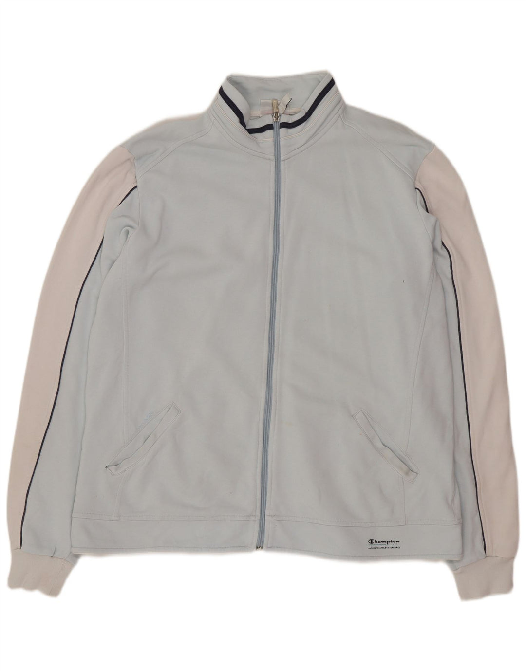 Jachetă de top pentru trening Champion pentru femei UK 20 2XL Blue Colorblock