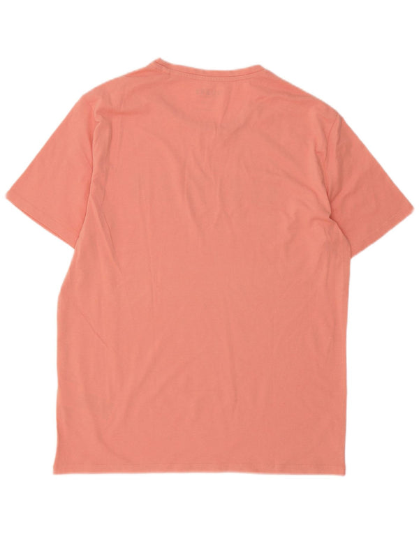Tricou grafic Guess pentru bărbați Top UK 42 Large Pink Bumbac