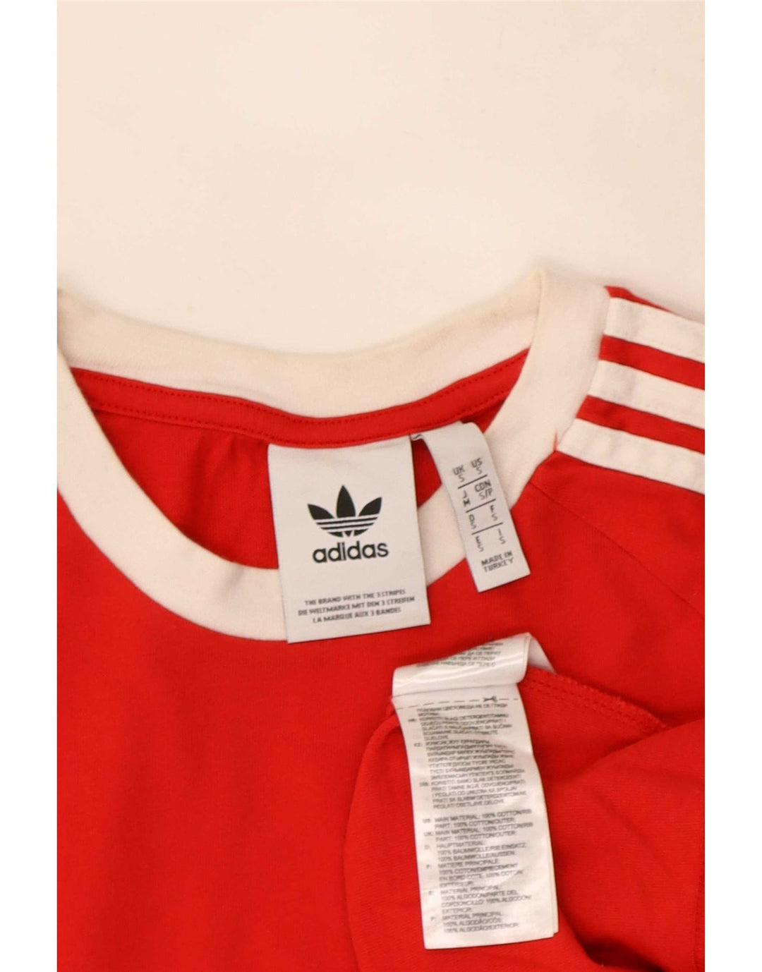 Tricou pentru bărbați Adidas Top mic, roșu, bumbac