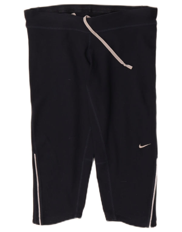 Leggings Capri Nike pentru femei UK 10 Mici, bleumarin, poliester Sport