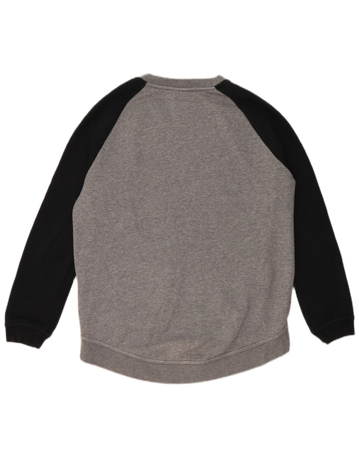 Hanorac grafic pentru bărbați Nike Jumper mic, gri, bumbac color bloc