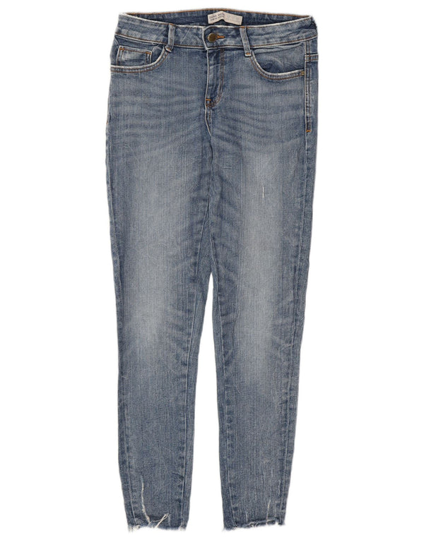 Blugi skinny dama Zara EU 36 XS W26 L27 Albastru Bumbac
