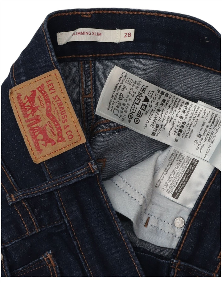 Blugi Slim Slimming LEVI'S W28 L30 Bumbac Albastru