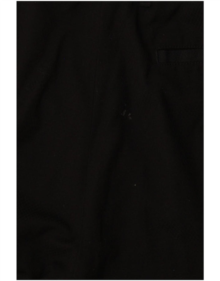 Armani Exchange Pantaloni chino cu fixare pentru bărbați L34 L28 Poliester negru