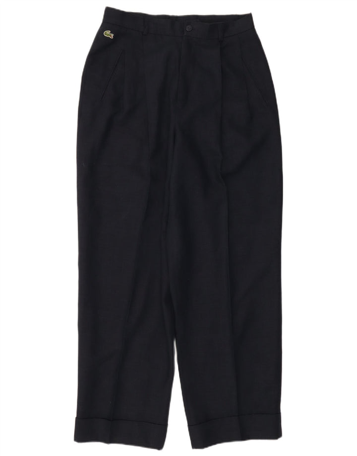 Pantaloni de costum Lacoste pentru bărbați, mărimea 44 mare L30 L29 in albastru bleumarin