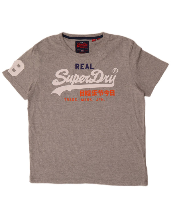Tricou grafic pentru bărbați Superdry Top 2XL bumbac gri