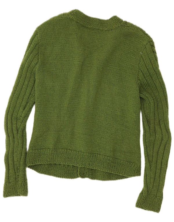 Pulover Vintage cardigan pentru femei UK 10 Small Green