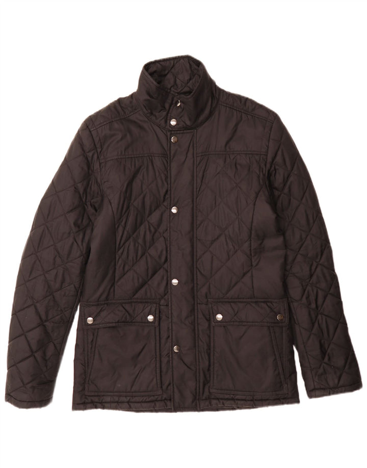 Jachetă matlasată Reiss pentru bărbați UK 38 Medium Black Nylon