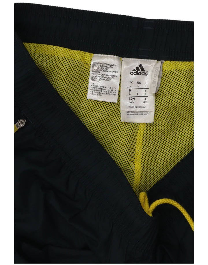 Pantaloni de trening Climalite ADIDAS pentru bărbați, mari, bleumarin, color block