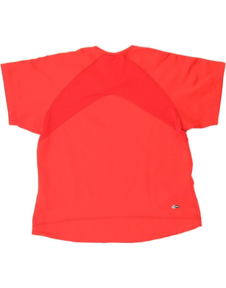 ADIDAS Womens T-Shirt Top UK 20 2XL Red Polyester Vintage Adidas and Second-Hand Adidas from Messina Hembry 