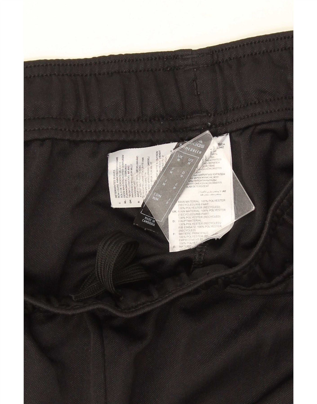 Pantaloni de trening Adidas Aeroready pentru bărbați, poliester mediu negru