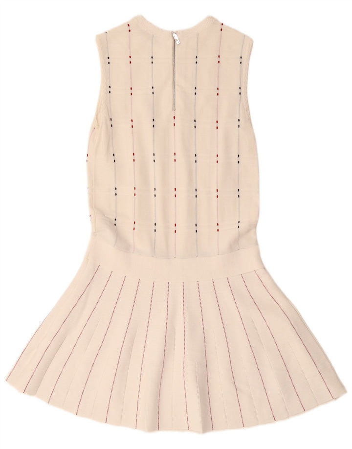 Rochie pentru femei Ted Baker, fără mâneci, cu talie căzută, Mărimea 1 XS, cu dungi albe