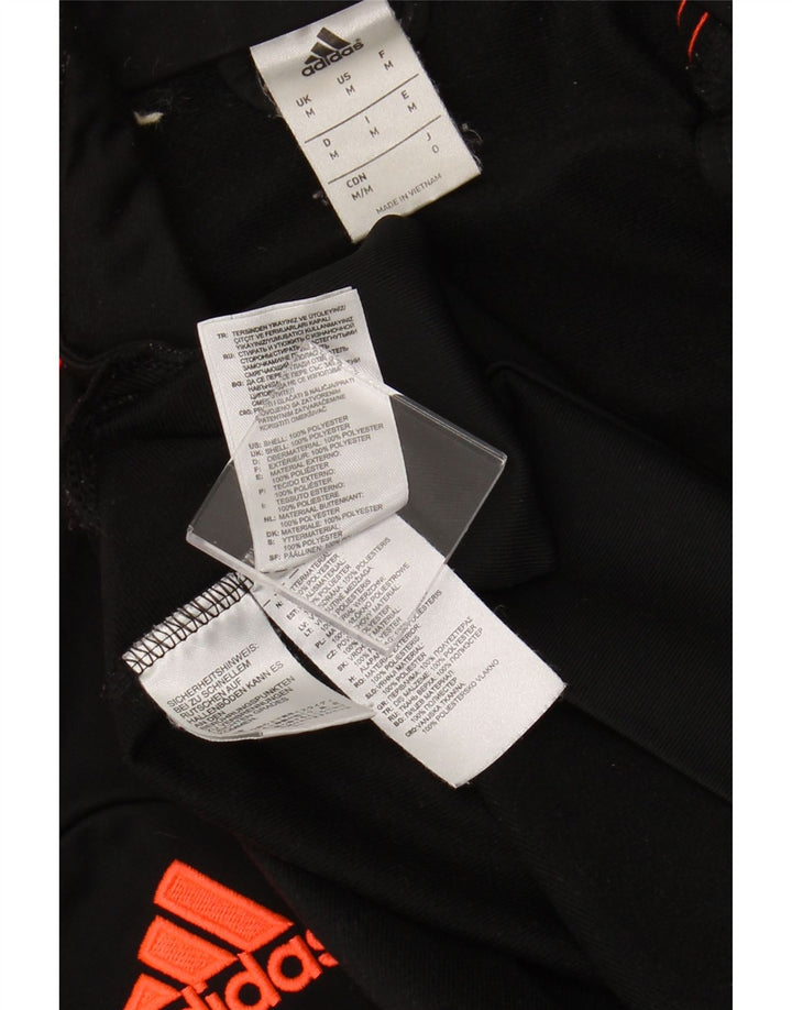 Jachetă de trening pentru bărbați ADIDAS, negru mediu, poliester bloc de culoare