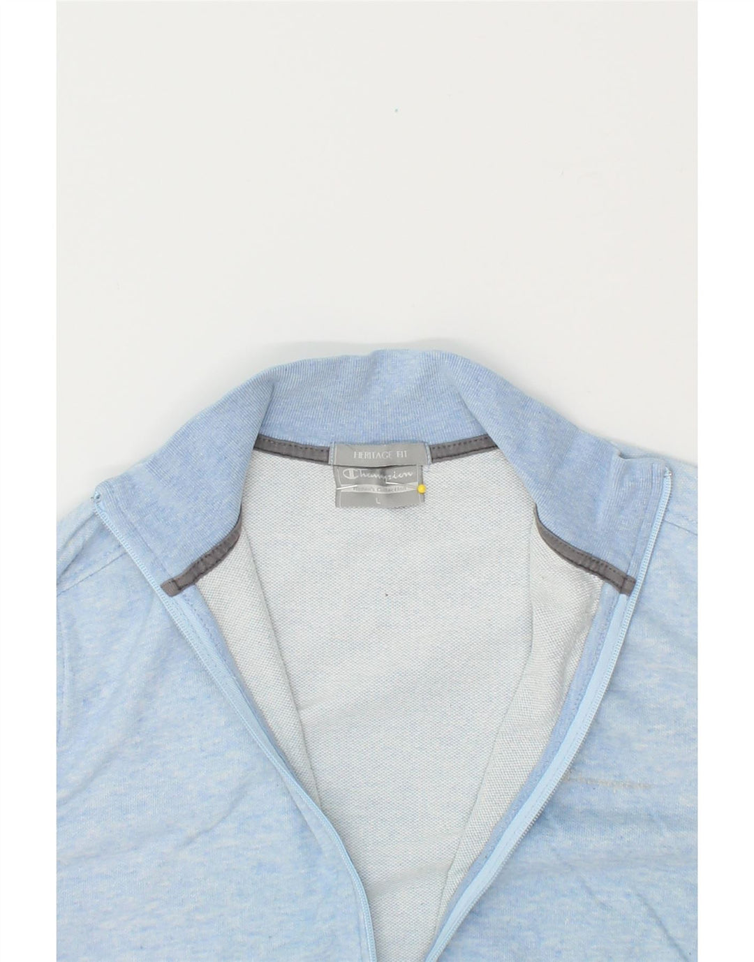 CHAMPION Womens Tracksuit Top Jacket UK 14 Large Blue Colourblock Vintage Champion and Second-Hand Champion from Messina Hembry 