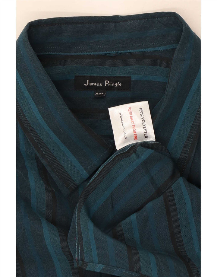 Camasa pentru barbati James Pringle 2XL poliester albastru