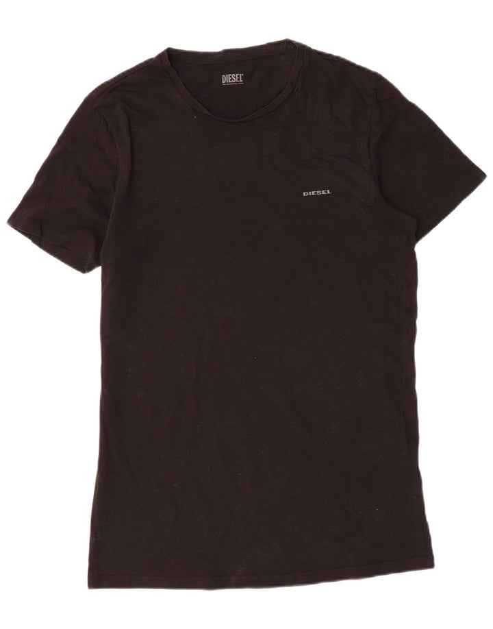 Tricou pentru bărbați Diesel Top mare din bumbac negru