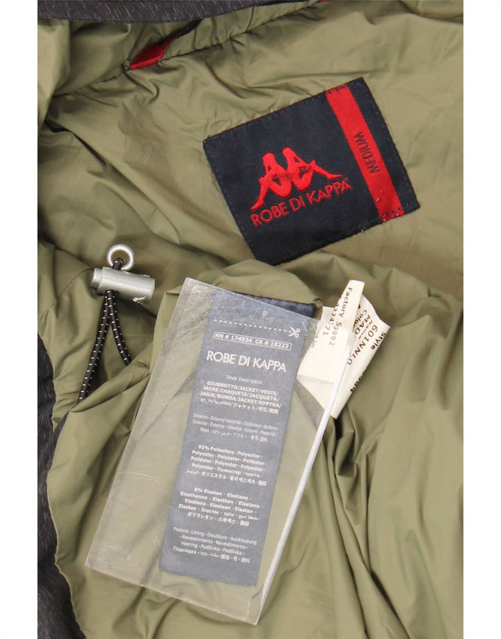 Jachetă Anorak căptușită cu glugă pentru bărbați Kappa UK 38 Medium Gri Poliester