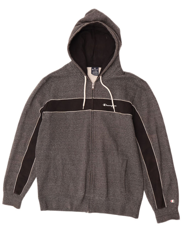 Pulover pentru bărbați Champion, cu fermoar, XL, bumbac color bloc