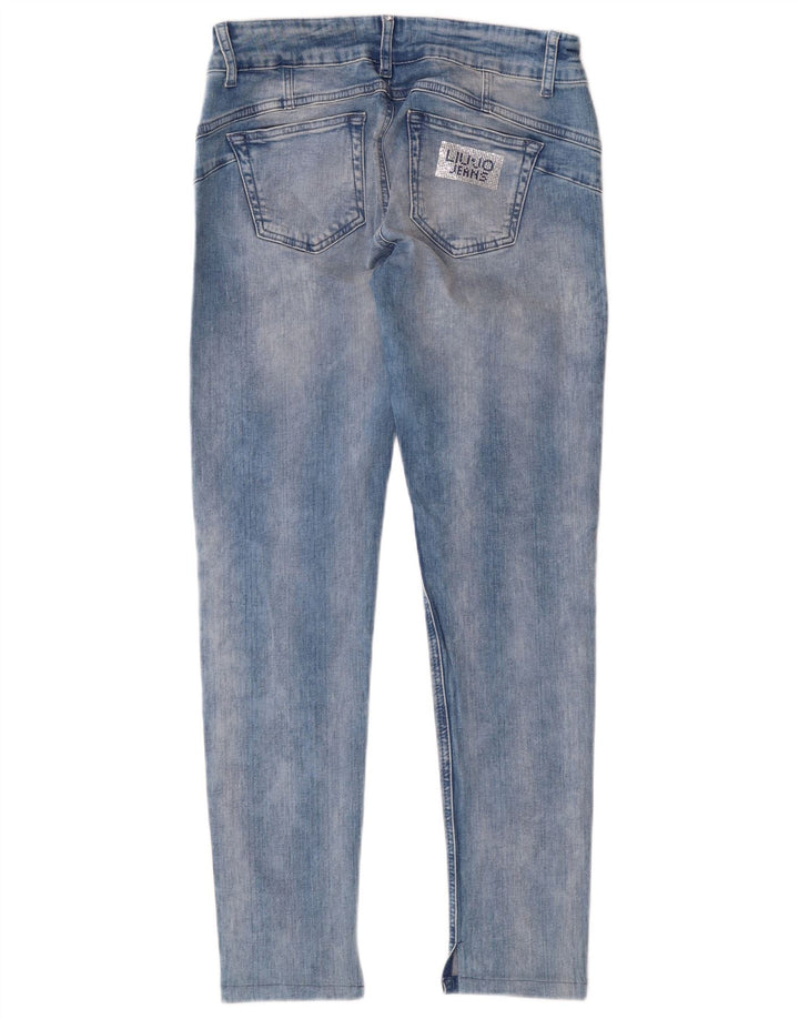 Blugi slim pentru femei Liu Jo W29 L29 Blue Cotton Classic