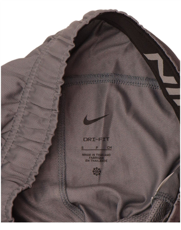 Pantaloni scurți sport Nike Dri Fit pentru bărbați, poliester mici, gri