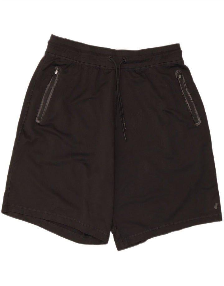 Pantaloni scurți de sport Dri-Power pentru bărbați Russell Athletic, mari, negru, poliester