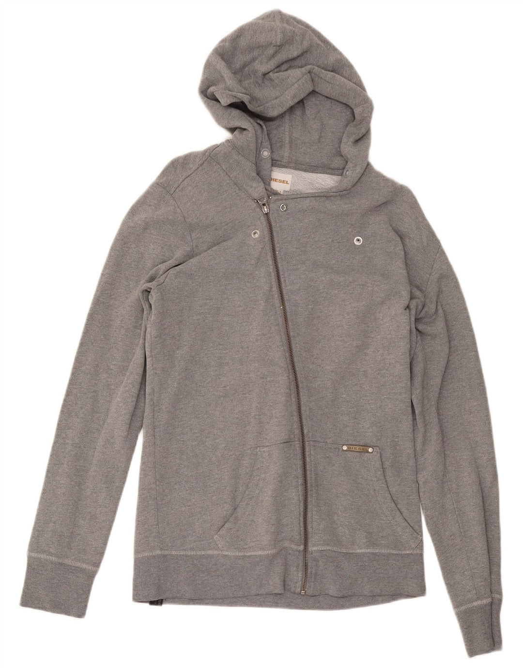 Pulover Diesel pentru femei, cu fermoar, UK 16, mare, gri
