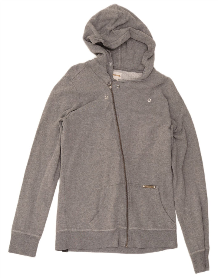 Pulover Diesel pentru femei, cu fermoar, UK 16, mare, gri