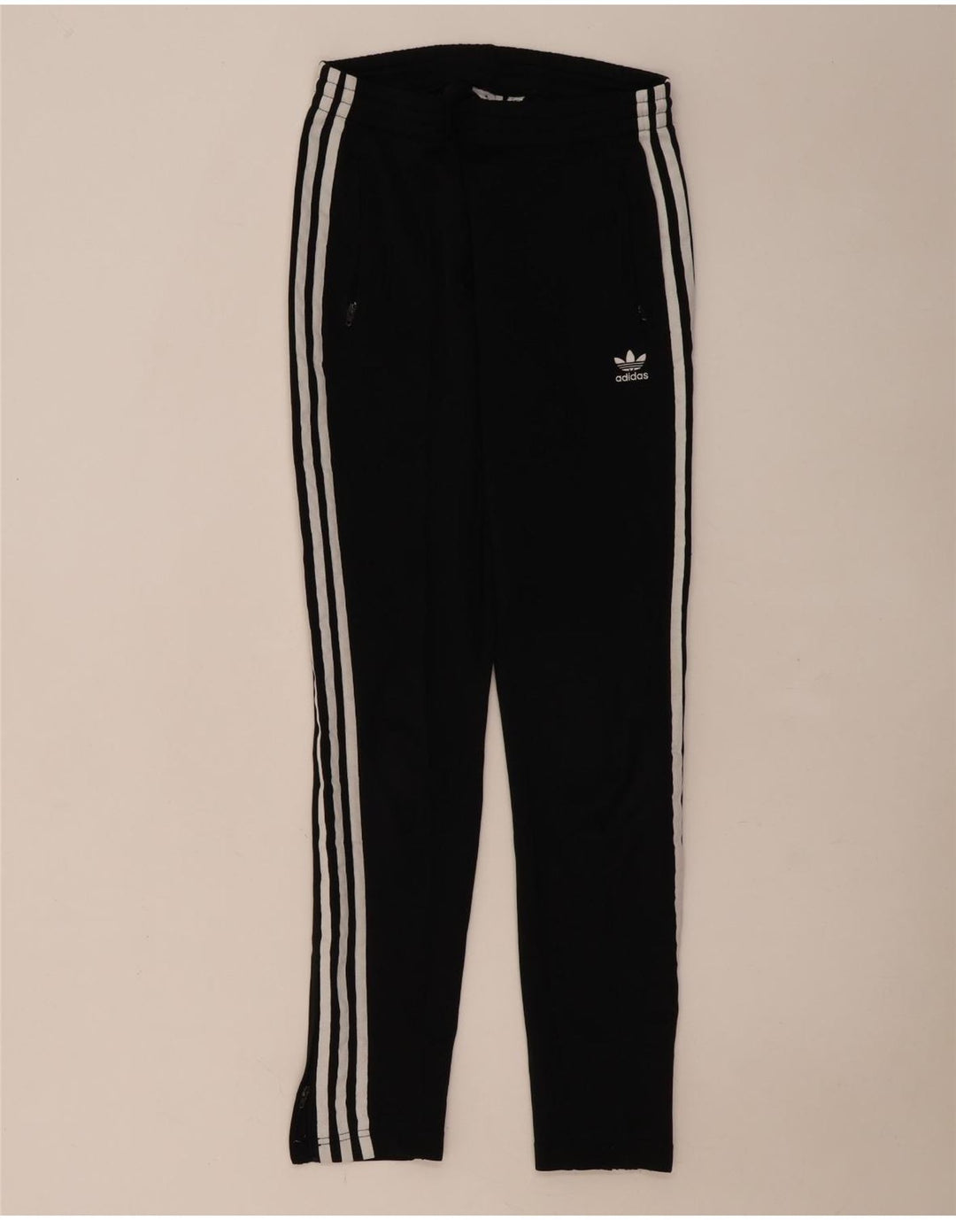Pantaloni de trening Adidas pentru femei UK 8 Small Black Bumbac