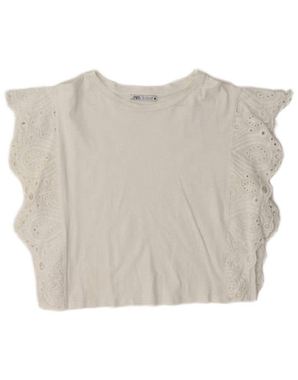 Tricou pentru femei Zara UK 10 Small White