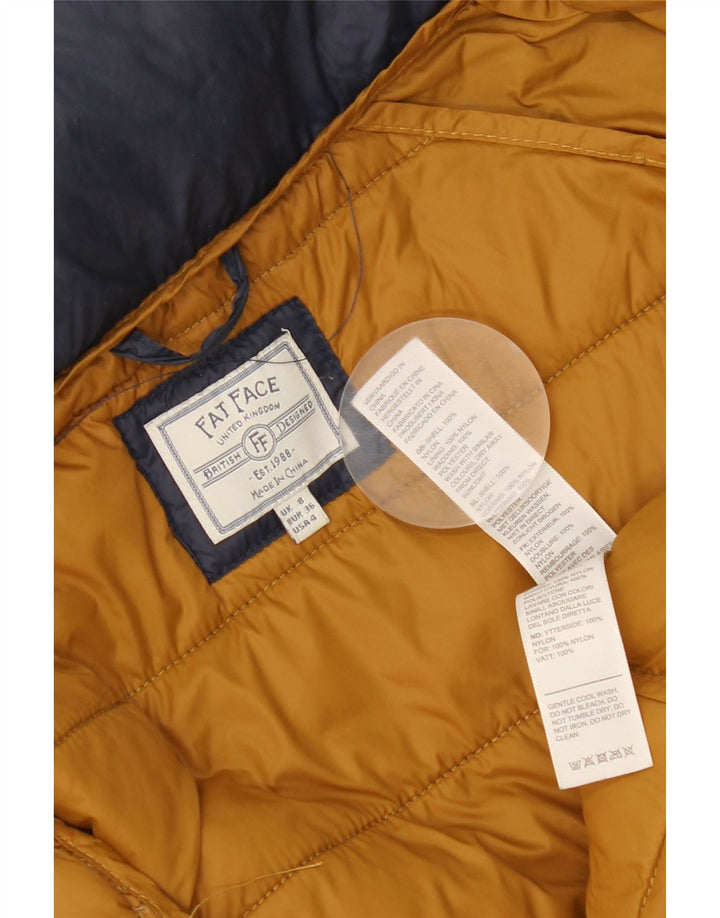Jachetă căptușită cu glugă pentru femei Fat Face UK 8 Small Navy Blue Marine