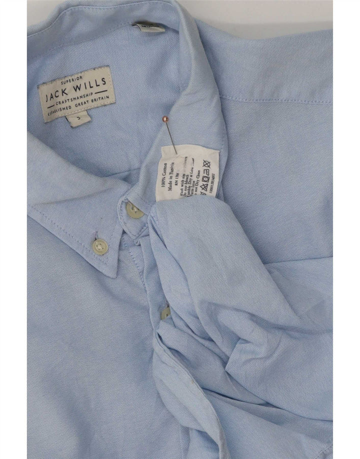 Cămașă Jack Wills pentru bărbați, bumbac albastru mic