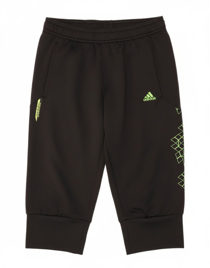 Pantaloni scurți sport adidas Climalite Bermuda pentru bărbați, poliester negru mic