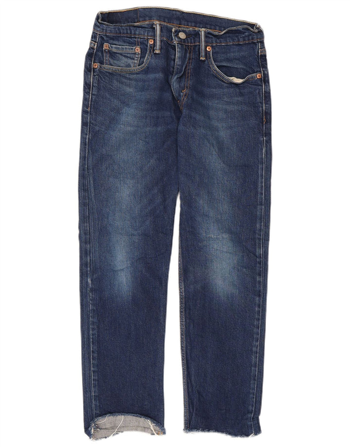 Blugi conici pentru femei Levi's 502 W29 L30 bumbac albastru