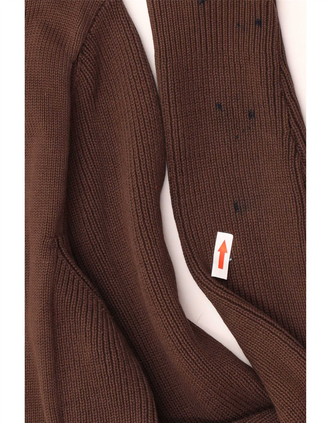 Pulover cardigan pentru bărbați Zara, mare, maro, bumbac