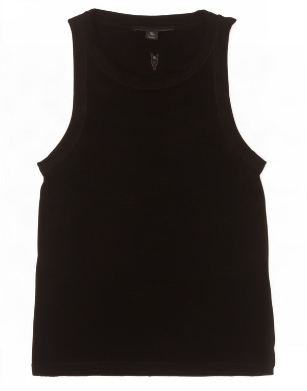 Vest Top pentru femei All Saints UK 10 Small Black Lyocell