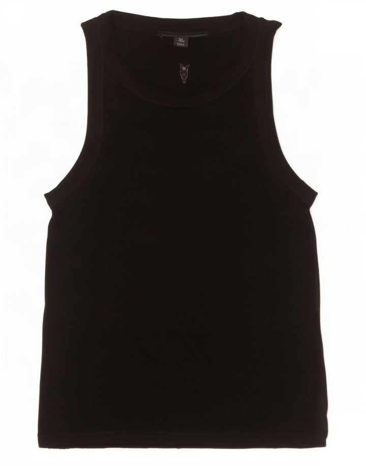 Vest Top pentru femei All Saints UK 10 Small Black Lyocell