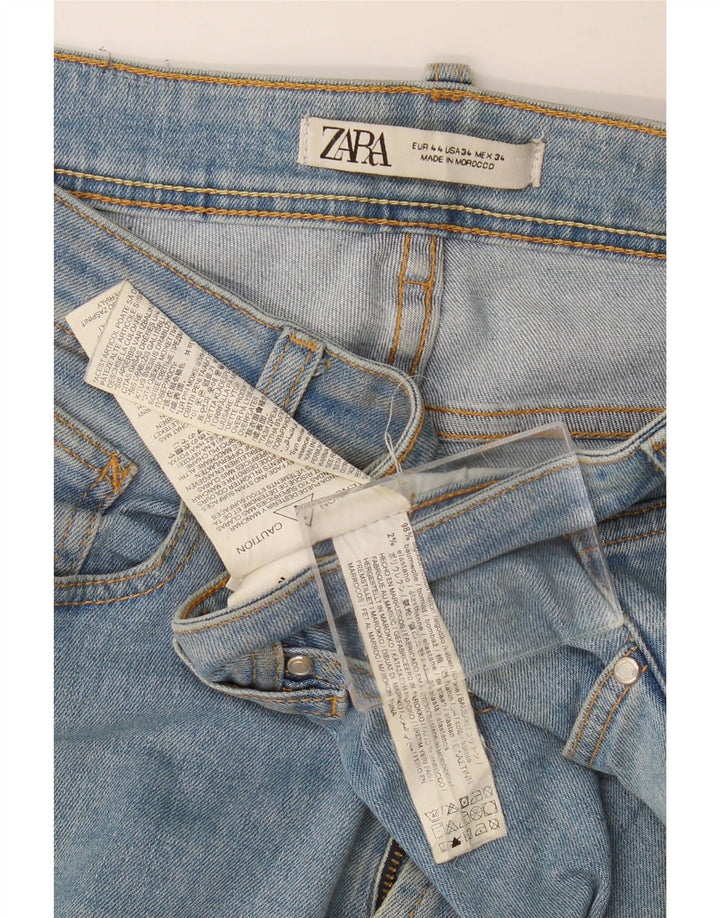 Blugi slim pentru bărbați Zara EU 44 Large W34 L30 Blue Bumbac