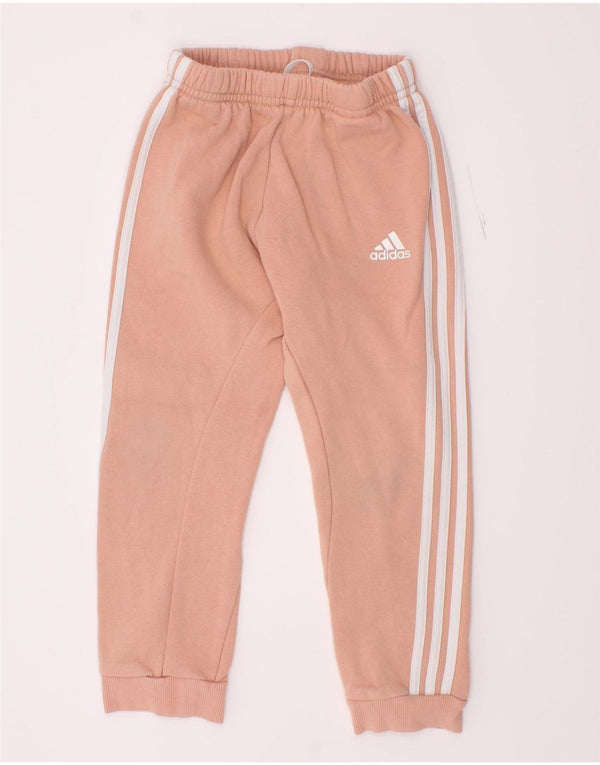 Adidas Fete Trening Pantaloni Joggeri 3-4 Ani Roz Bumbac