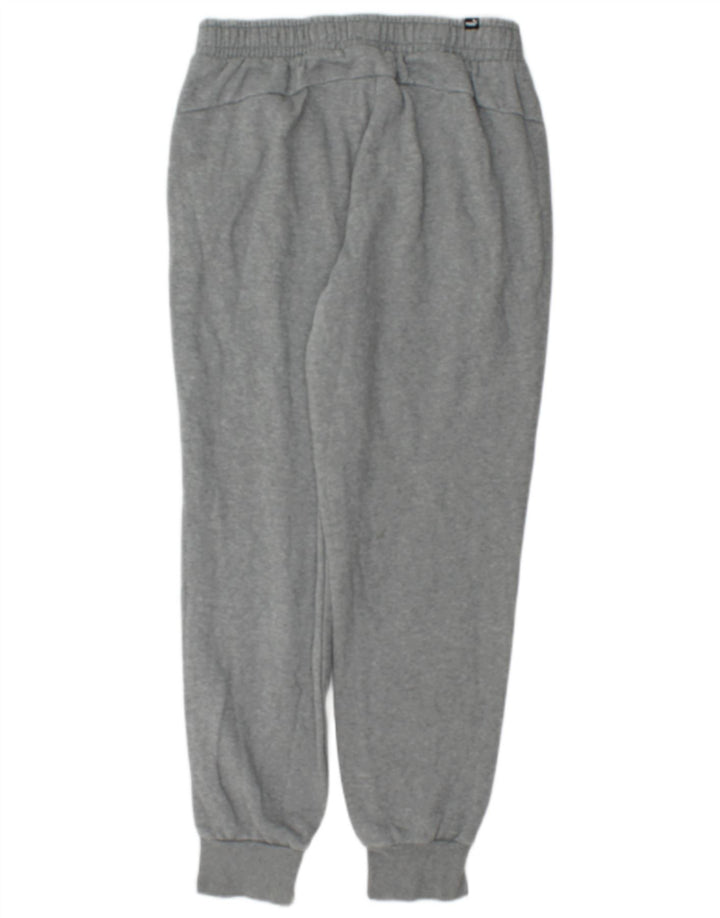 Pantaloni de trening Puma pentru bărbați Joggeri din bumbac gri mediu
