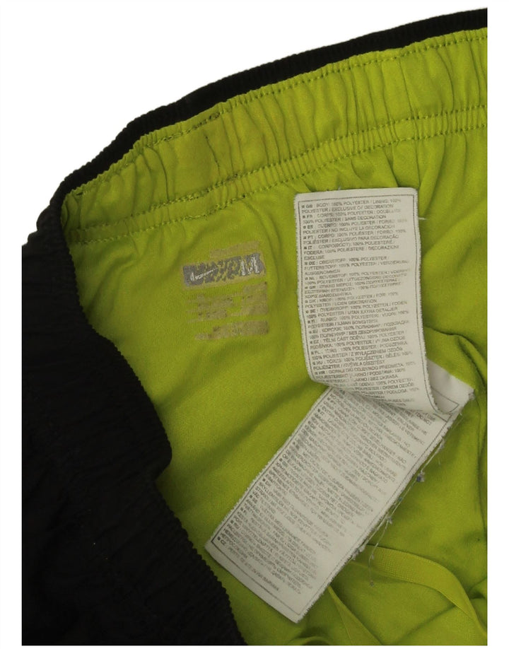 Pantaloni scurți sport Nike pentru bărbați, poliester mediu negru