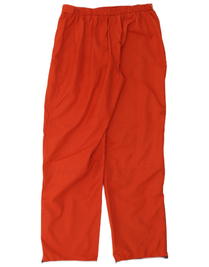 Pantaloni de trening Reebok pentru bărbați, poliester portocaliu mare